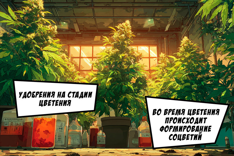 Удобрения цветения