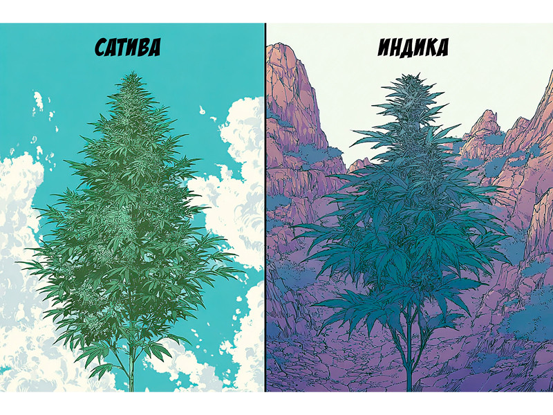 Чем отличается урожай Индики от Сативы?